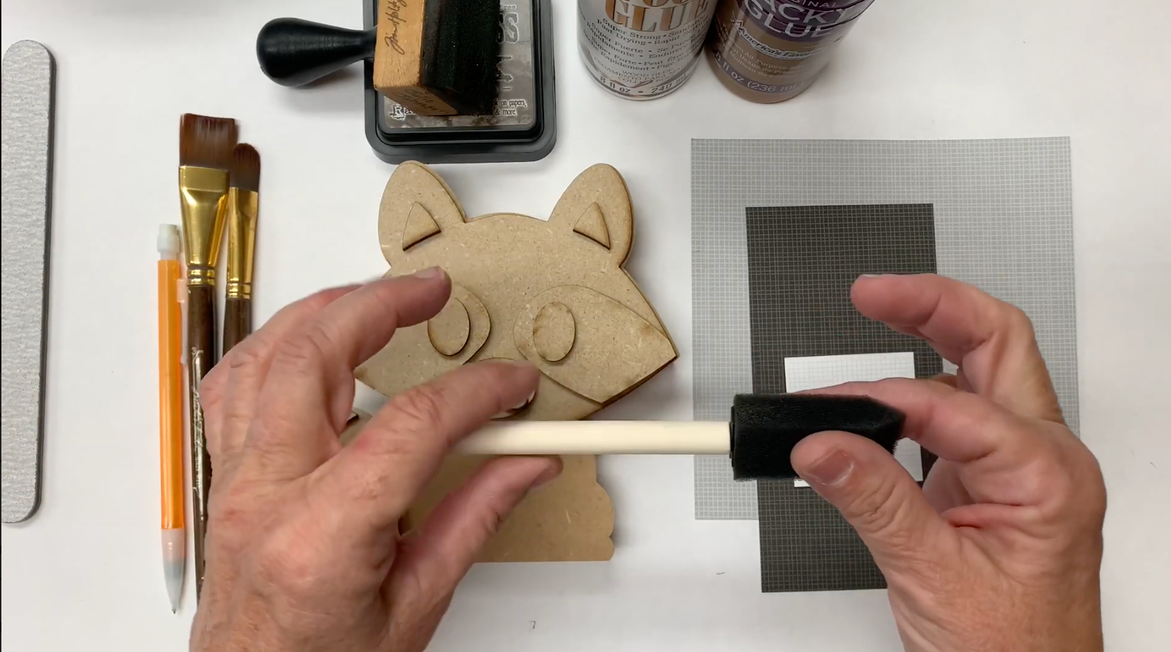 Raccoon Wood Craft Tutorial