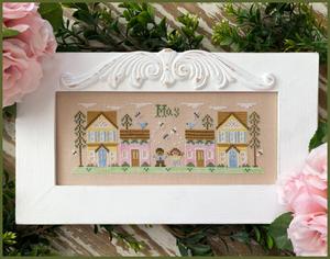 May Mini Village Pattern by Country Cottage Needleworks cross stitch pattern