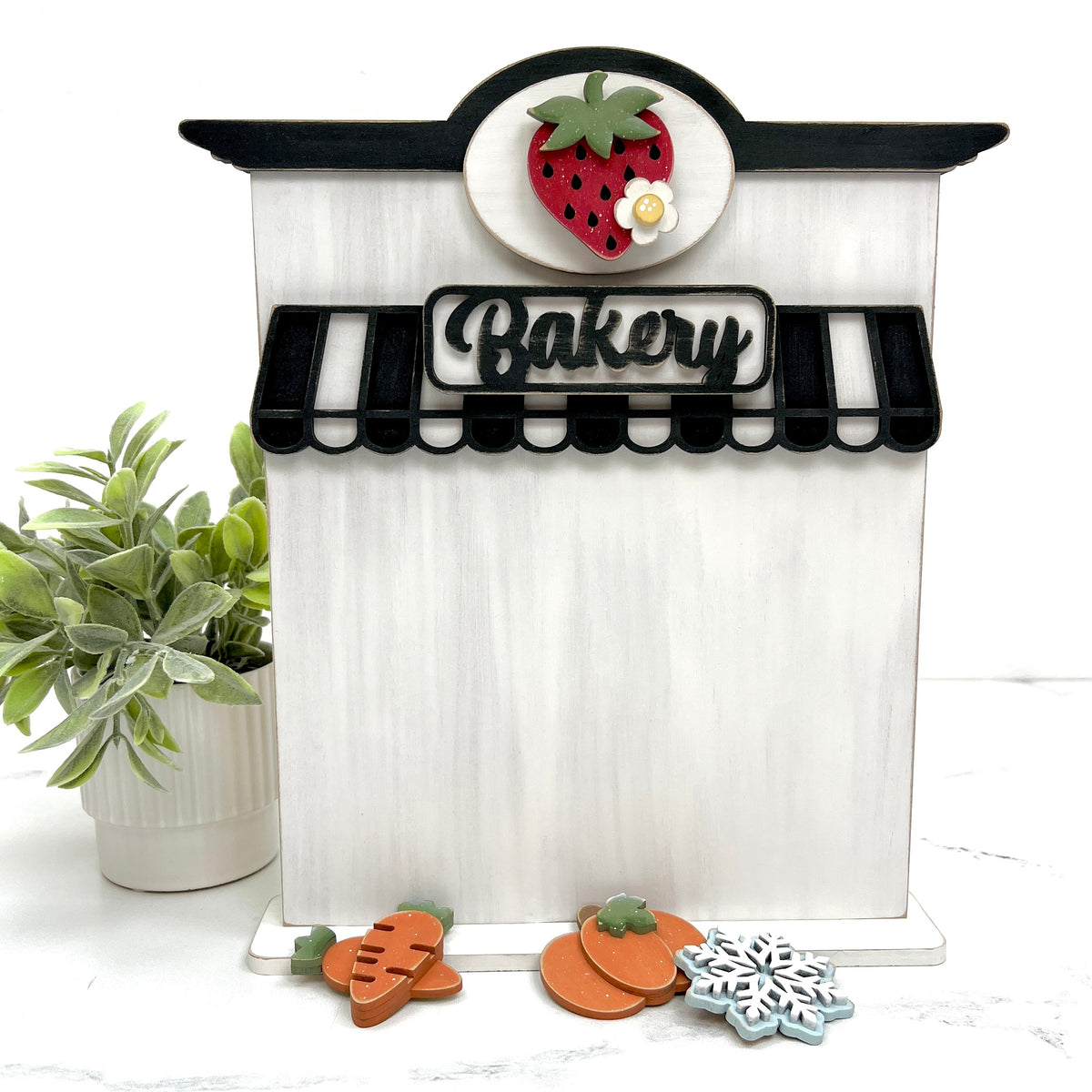 Bakery Shoppe Cross Stitch Display Seasonal &amp; Holiday Decorations