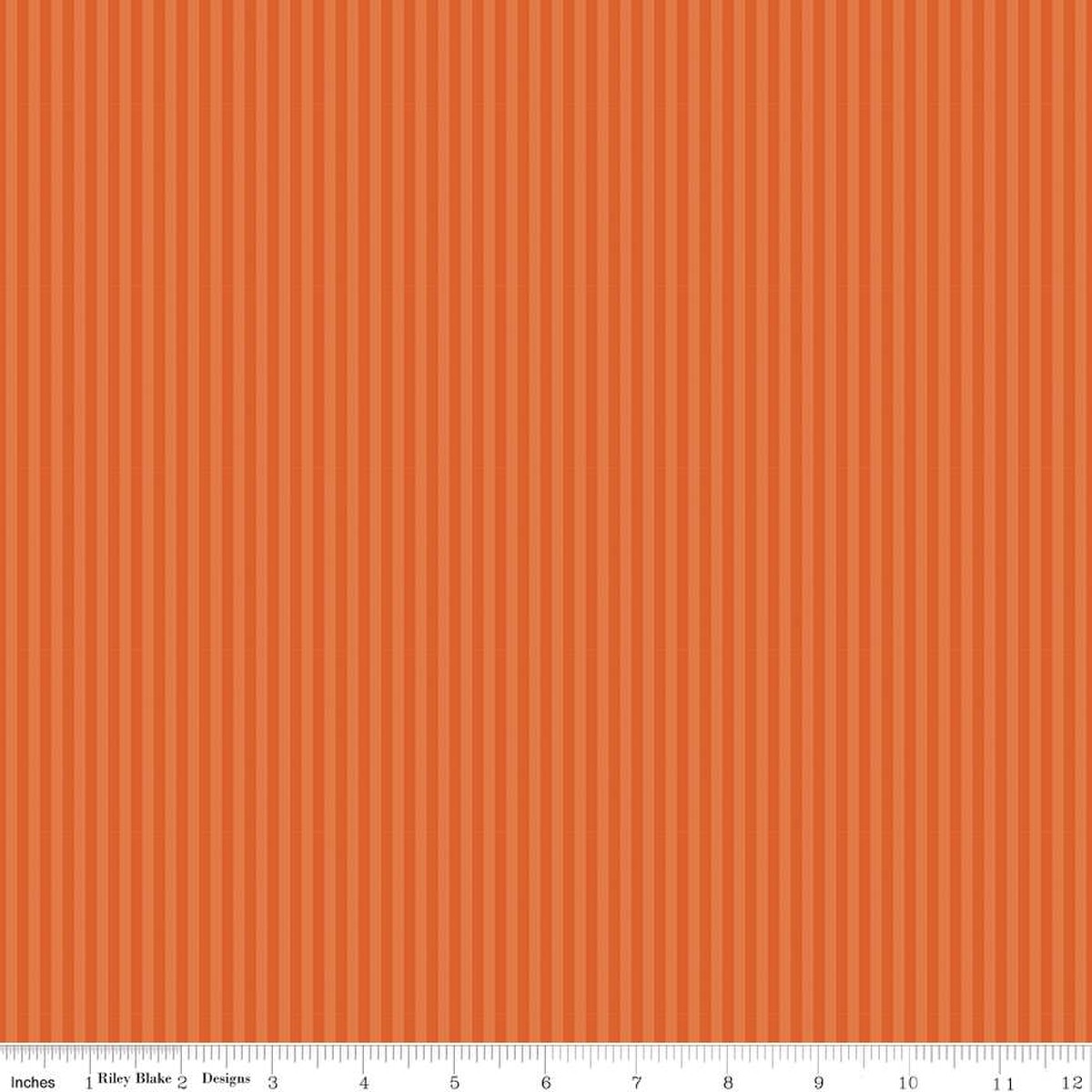 Orange fabric with subtle striped pattern