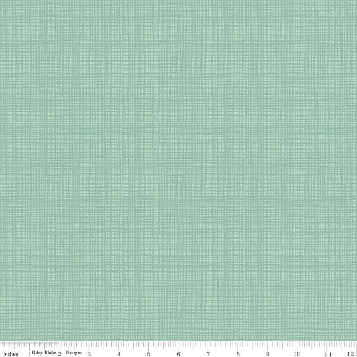 Textured minty green fabric pattern with a grid-like design