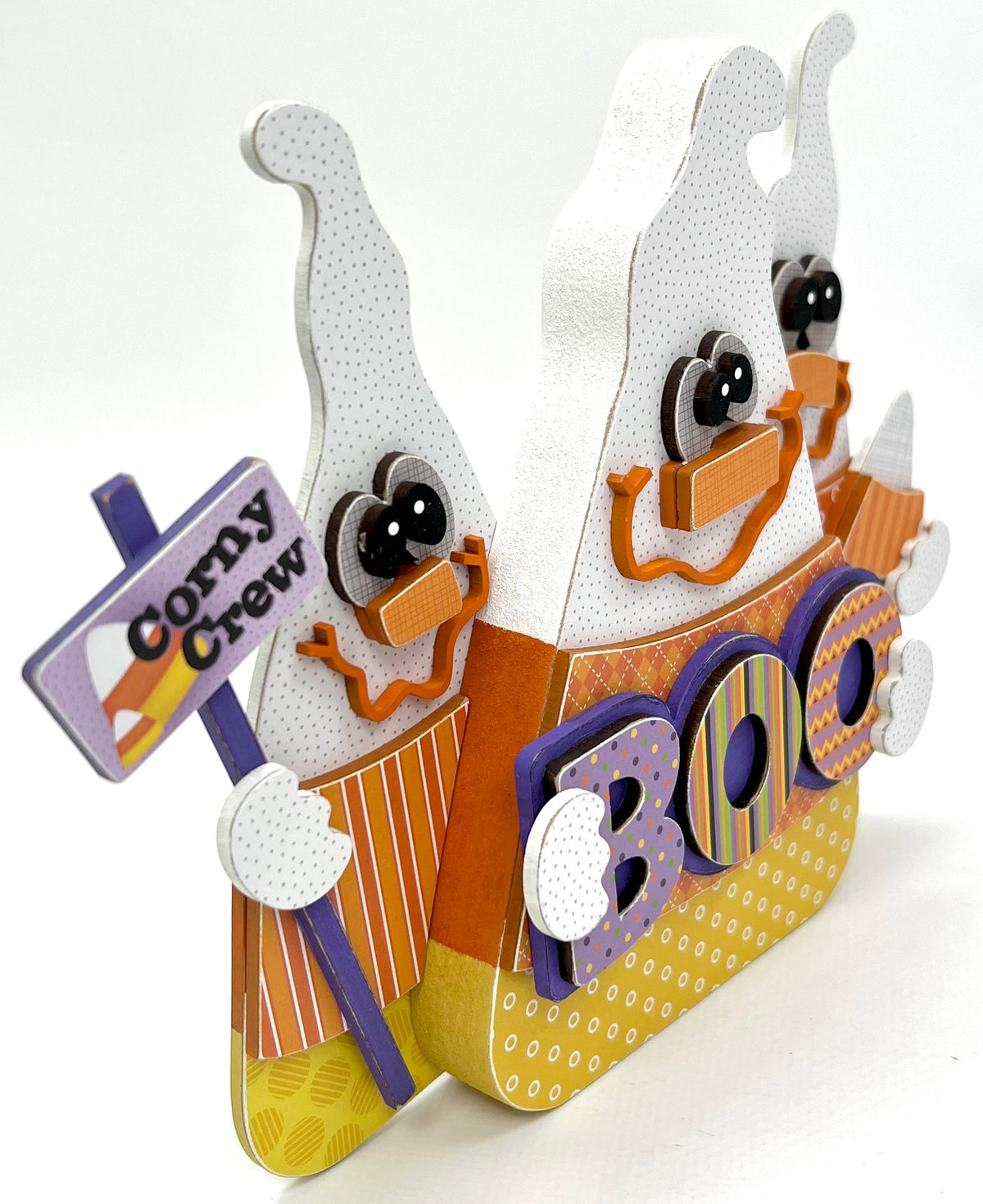 Candy Corny Boo Crew Wood Decor Seasonal &amp; Holiday Decorations