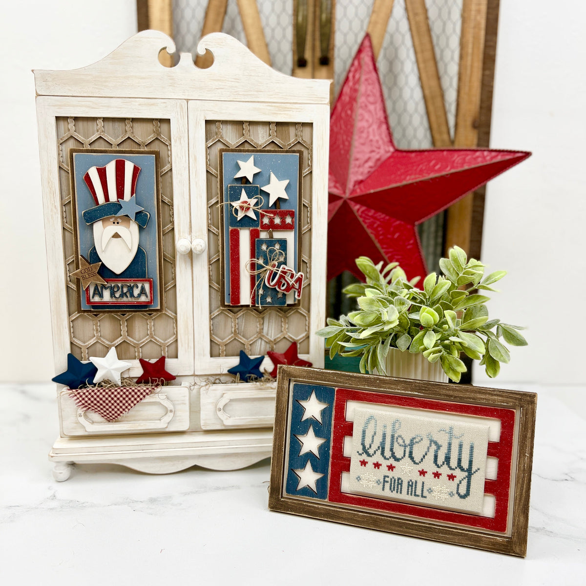 Liberty Frame Cross Stitch Display-Unfinished Wood Cross stitch display