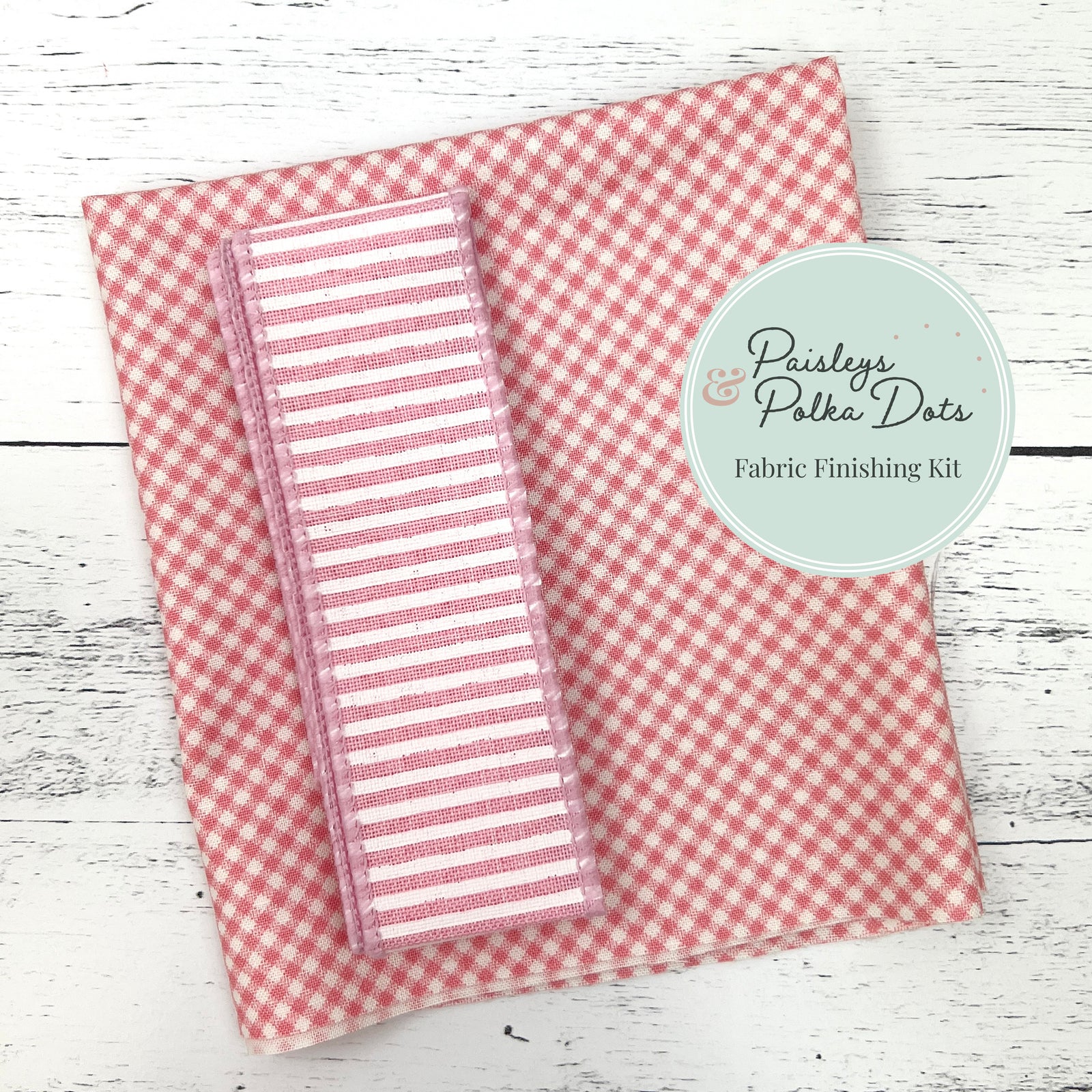 Spring Greetings Fabric Finishing Kit