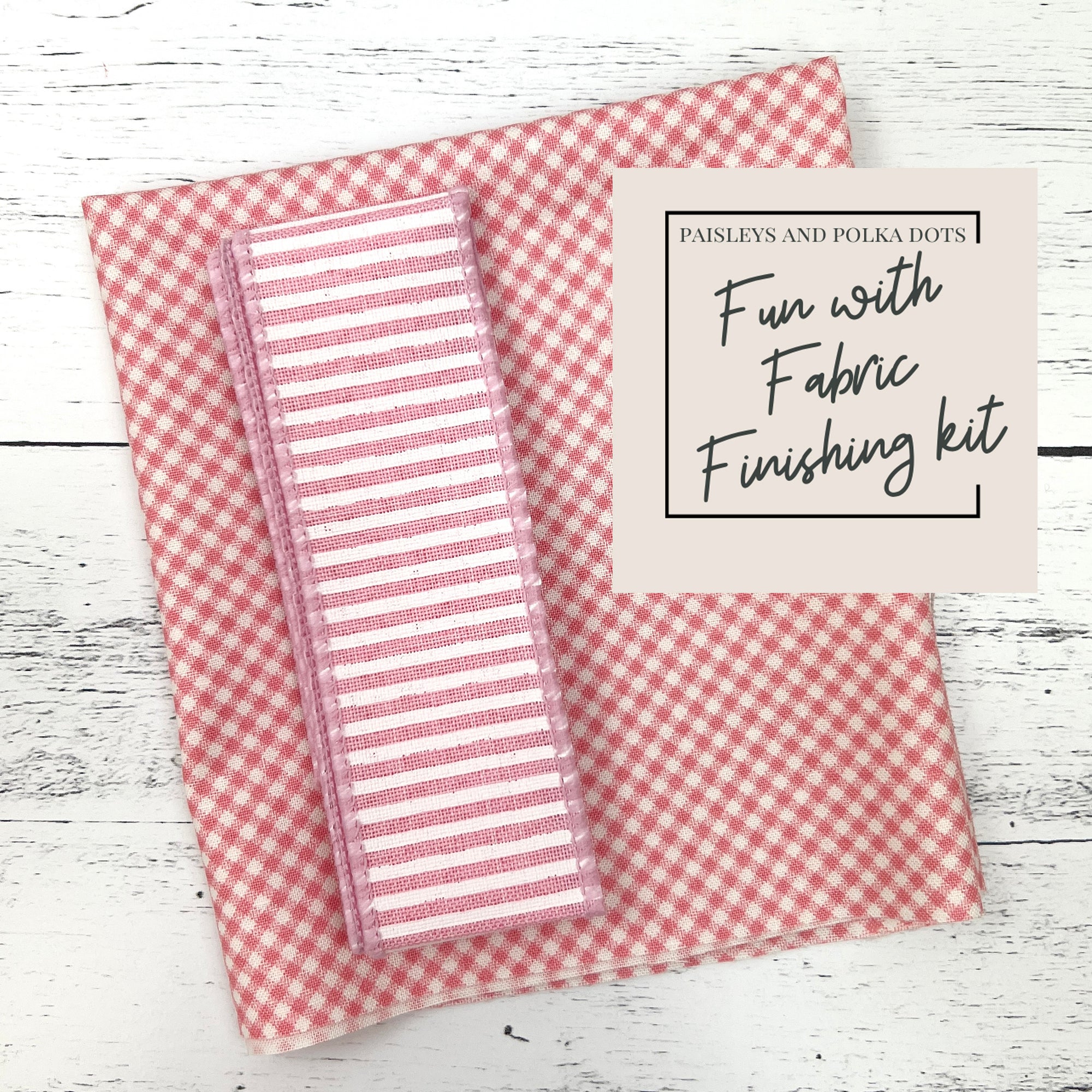 Spring Grettings Fabric Finishing Kit