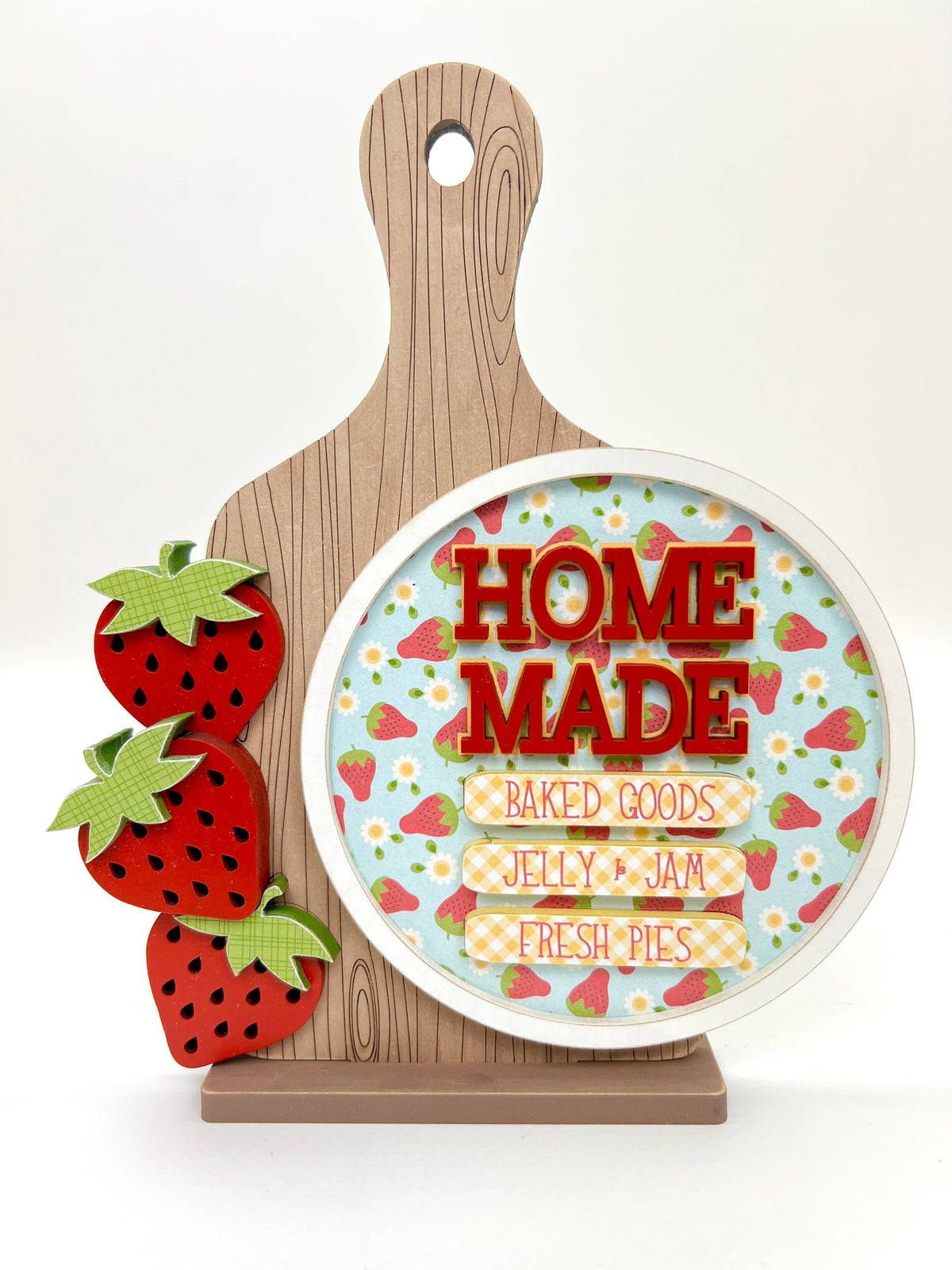 Homemade Jam &amp; Jelly Recipe Board Wood Decor seasonal wood decor