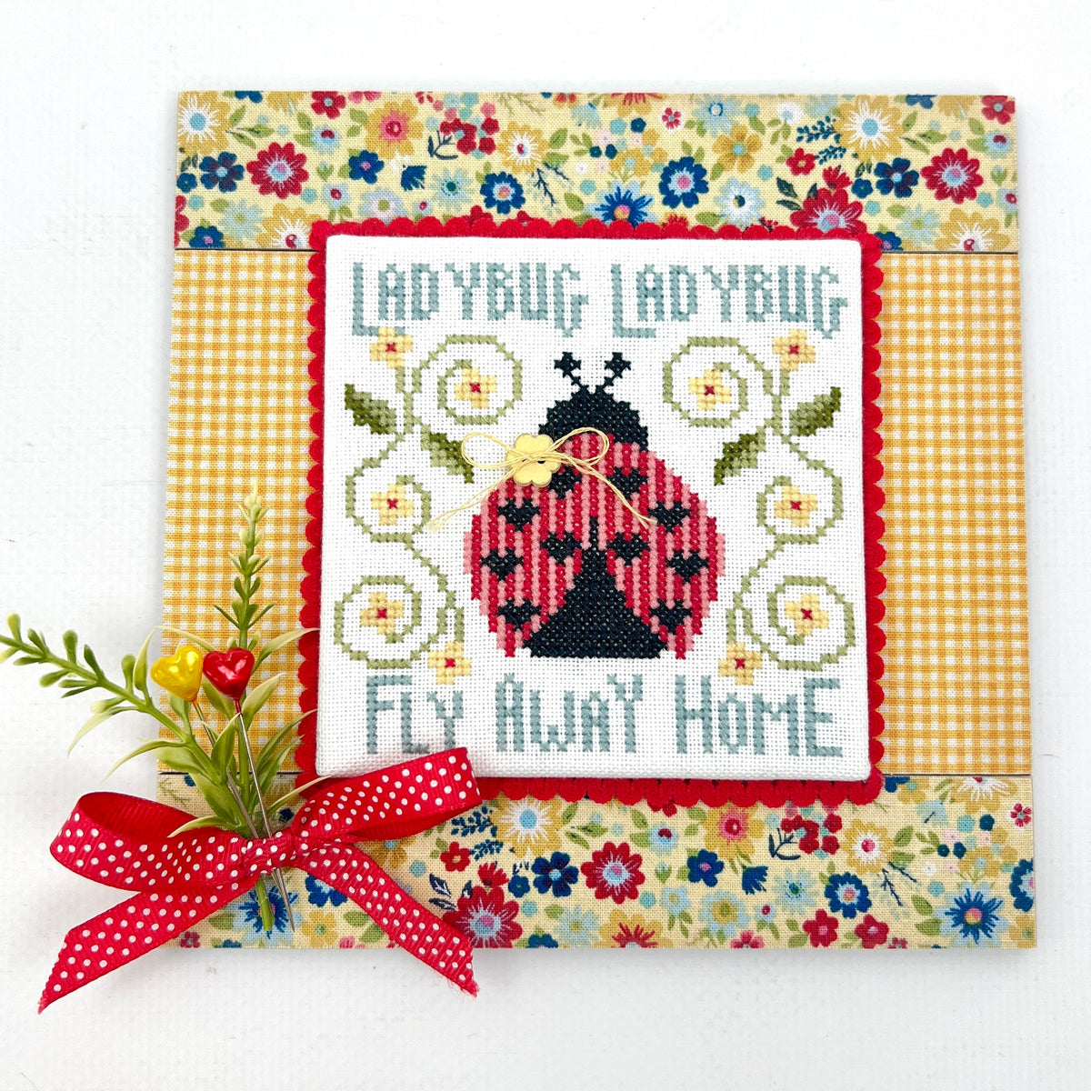 Ladybug Ladybug Cross Stitch Pattern-PDF Download cross stitch pattern