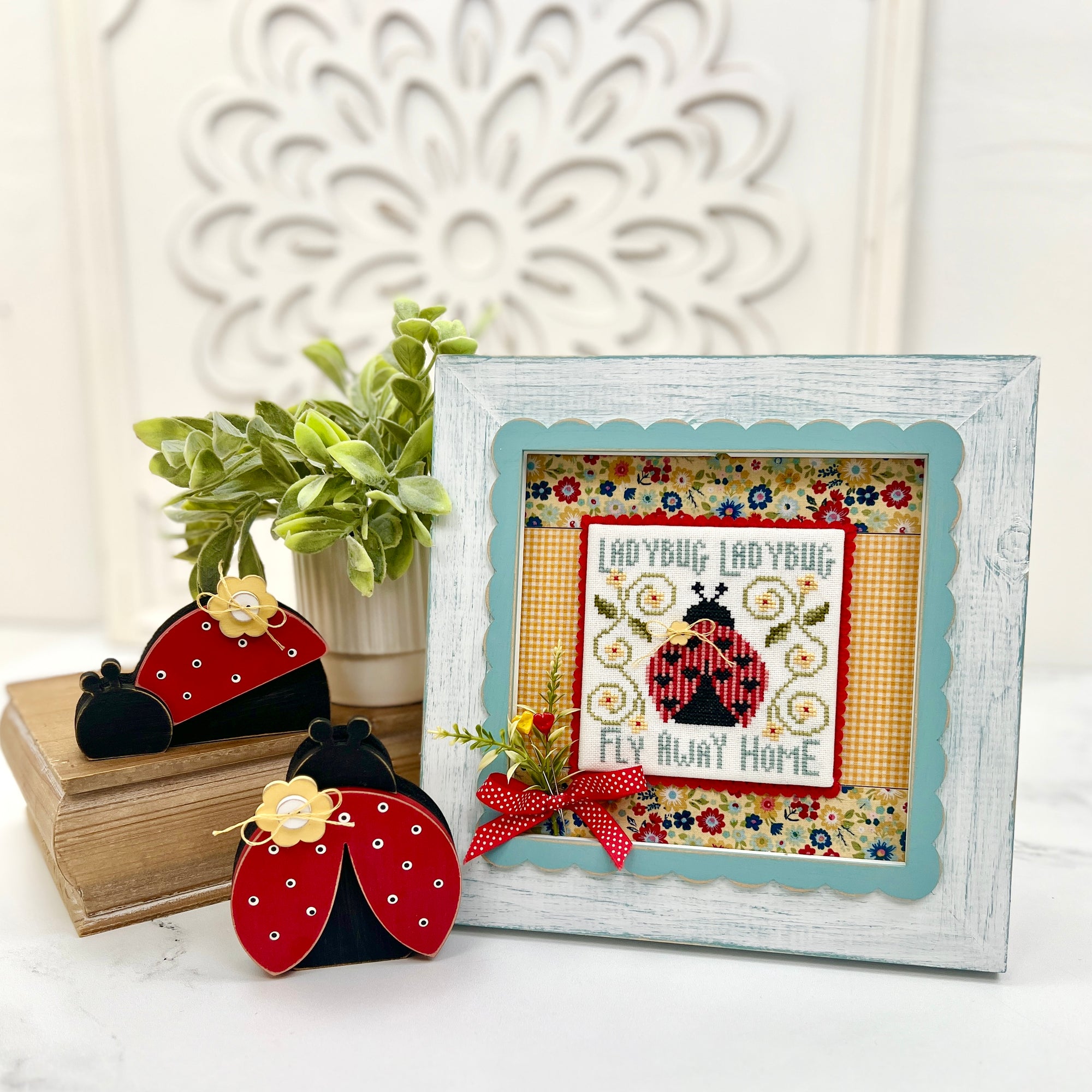 Ladybug Ladybug Cross Stitch Pattern-PDF Download