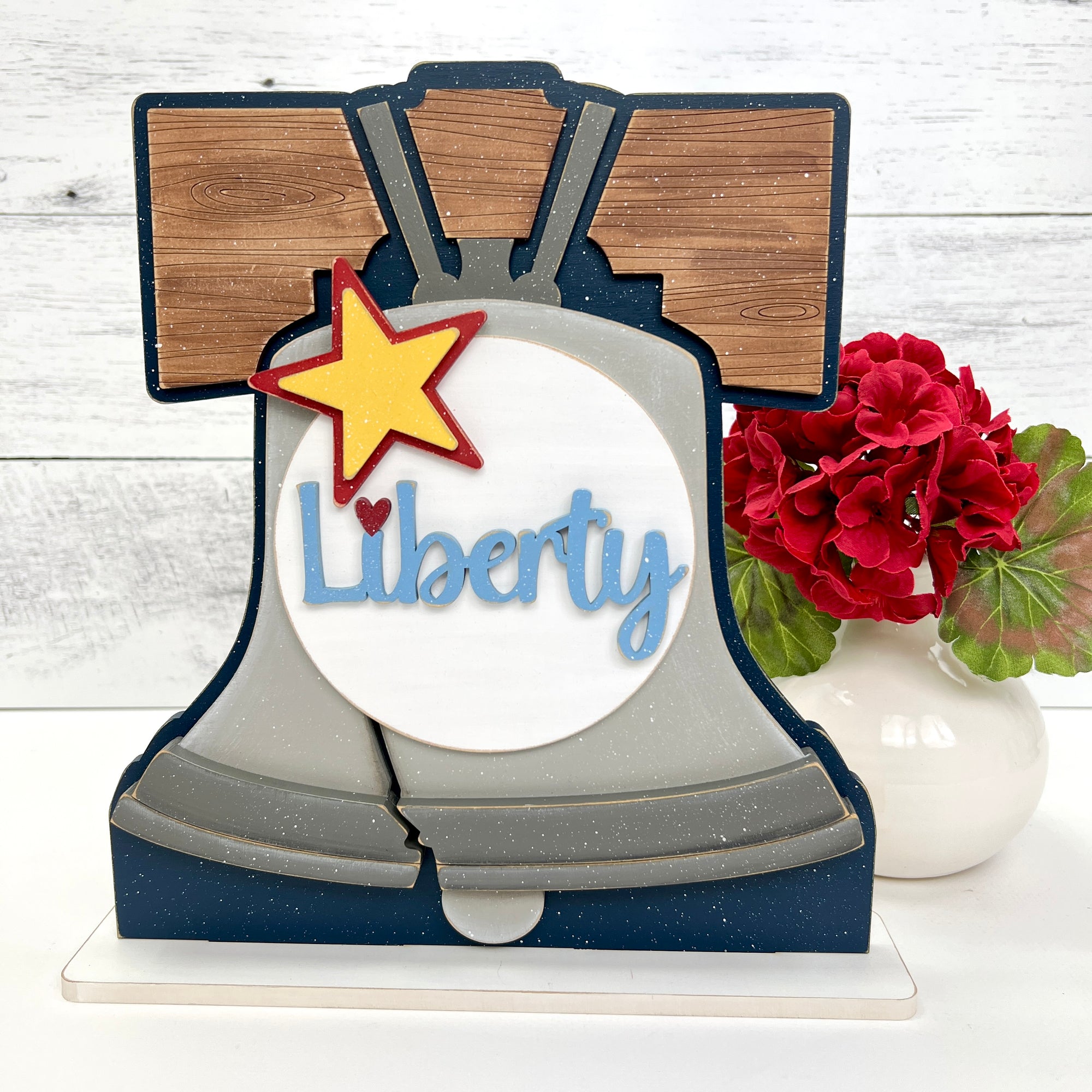 Liberty bell wood decor craft kit 