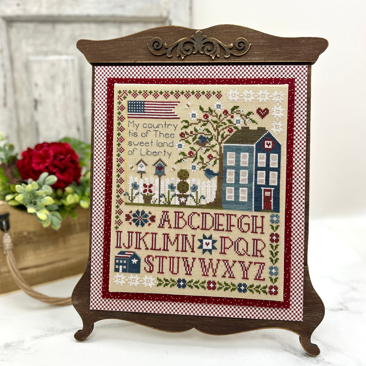 Deep Reds Fabric Finishing Kit