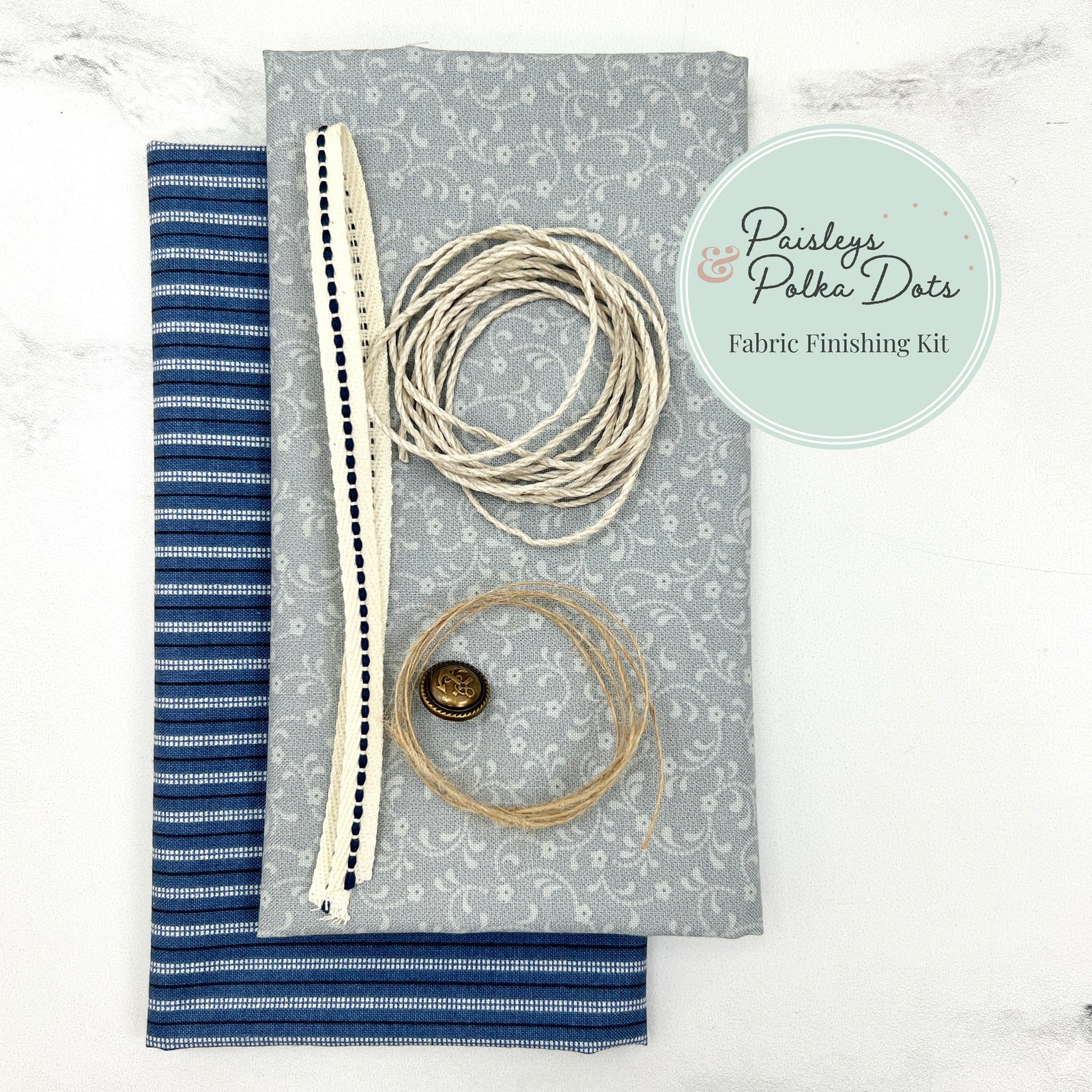 Nautical Rooftops Fabric Finishing kit