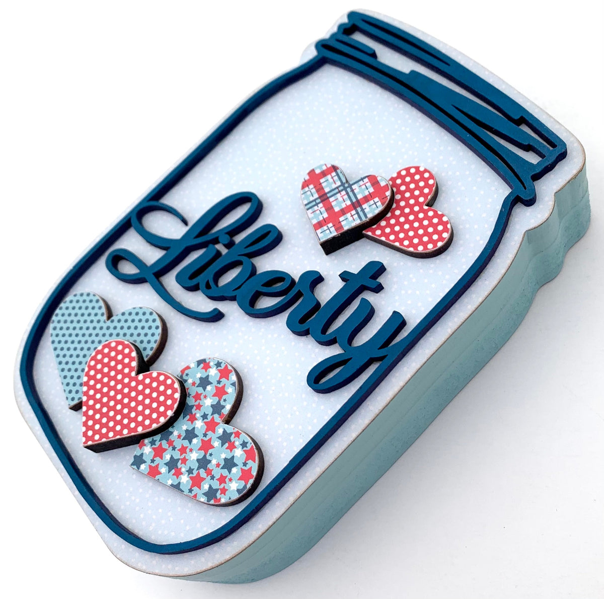 Liberty Mason Jar DIY Wood Decor Kit wood decor