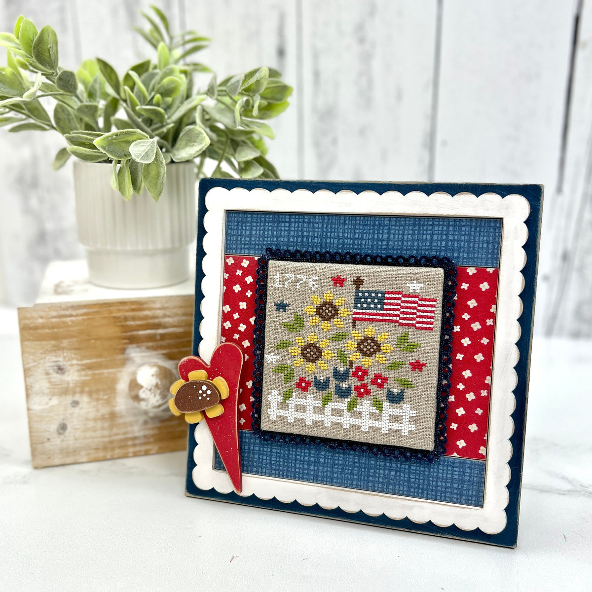 Fat Quarter Finishing Fabric-Royal Blue Texture Fabric Finishing Kit