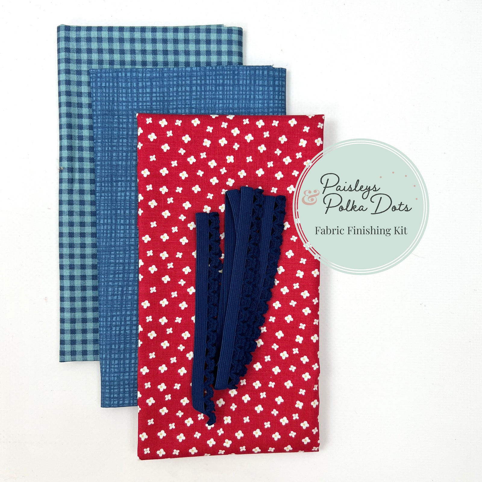 4th of July Patriotic fabric light blue and denim blue gingham fabric royal blue texture fabric red with white flower fabric