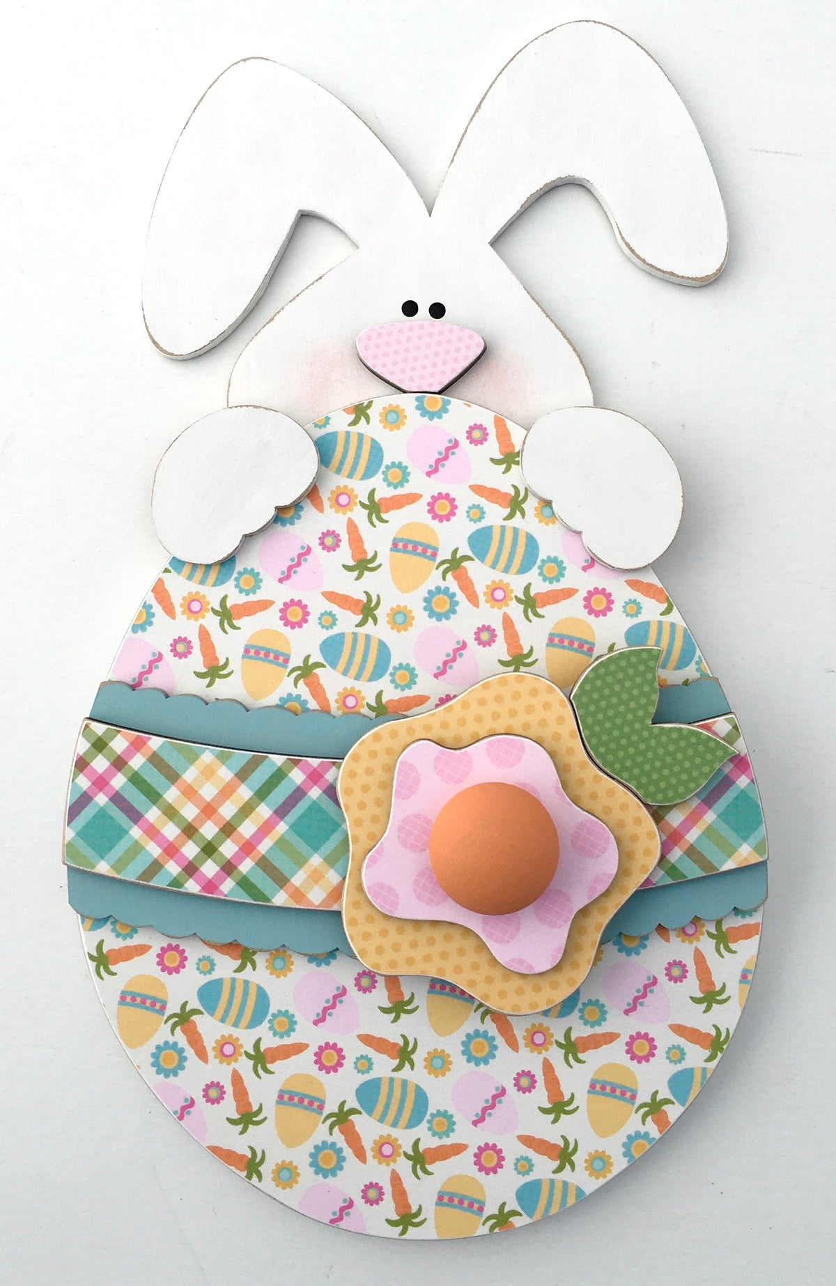 Welcome to our home porch sign with easter bunny holding an egg. Changing porch welcome sign. Tall porch welcome board. Easter tall welcome porch sign