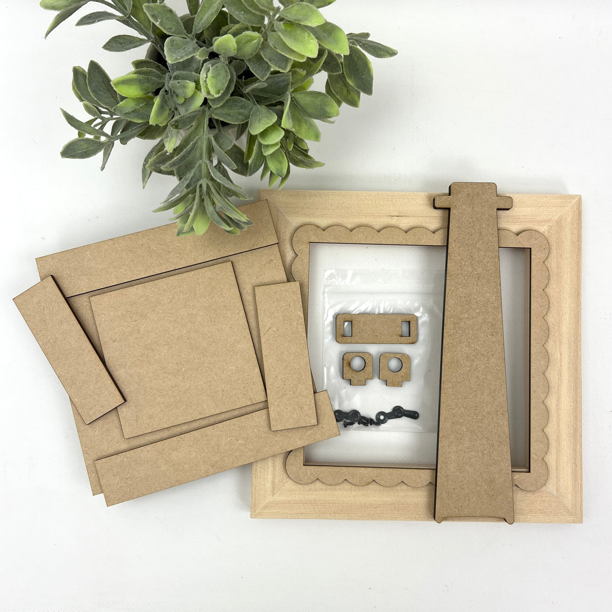 Scalloped Edge Quilted Display Frame Cross stitch display