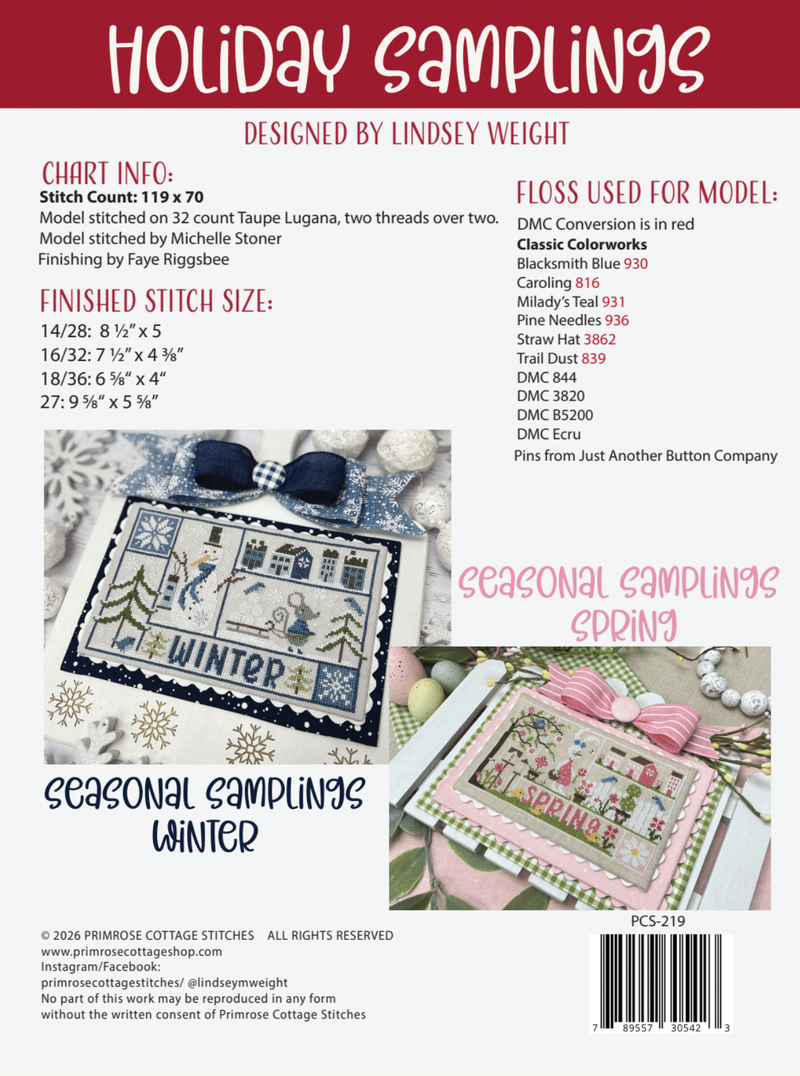 Holiday Samplings-4th of July by Primrose Cottage