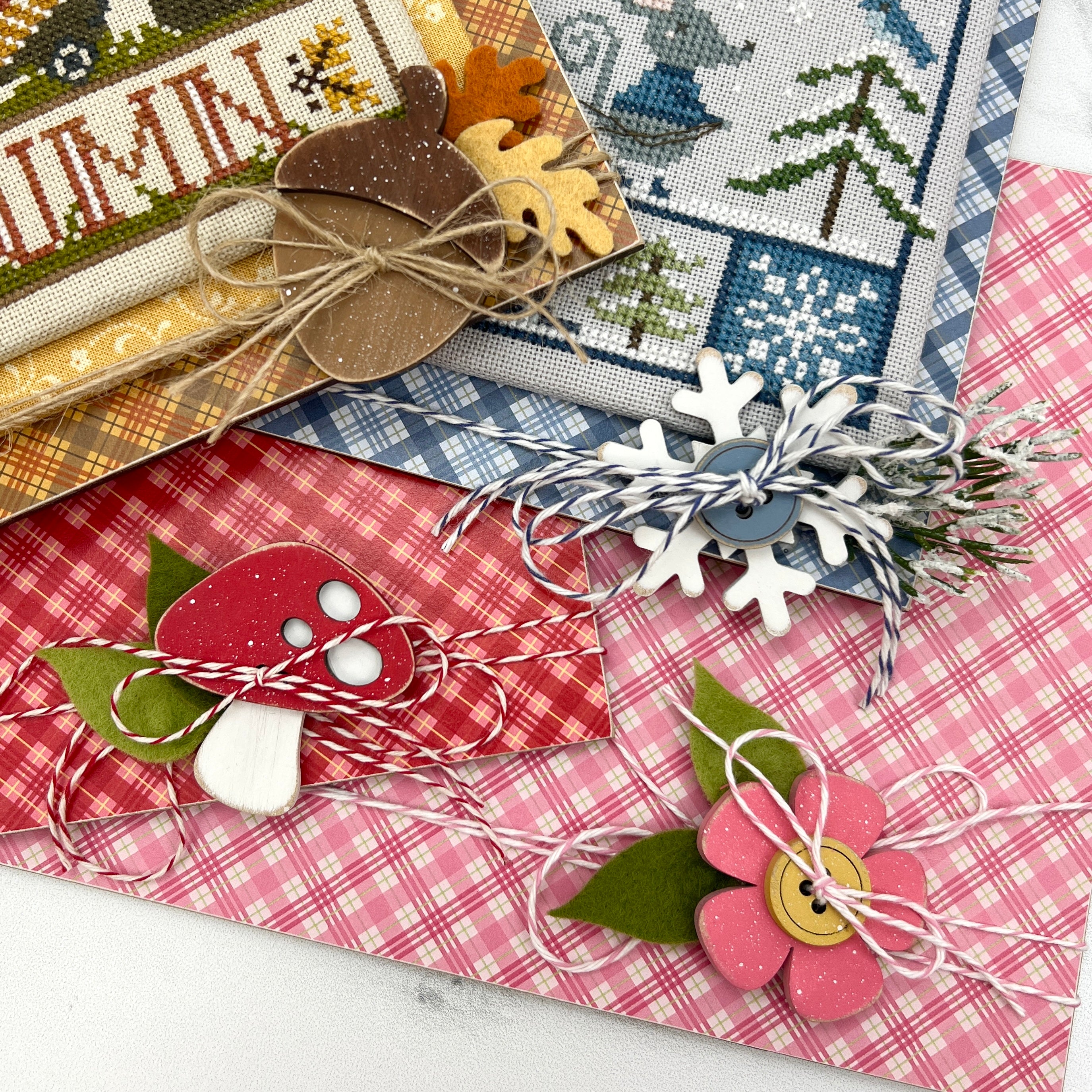 Seasonal Samplings Decoupage Paper, Charms, and Wood Backers - Paisleys ...