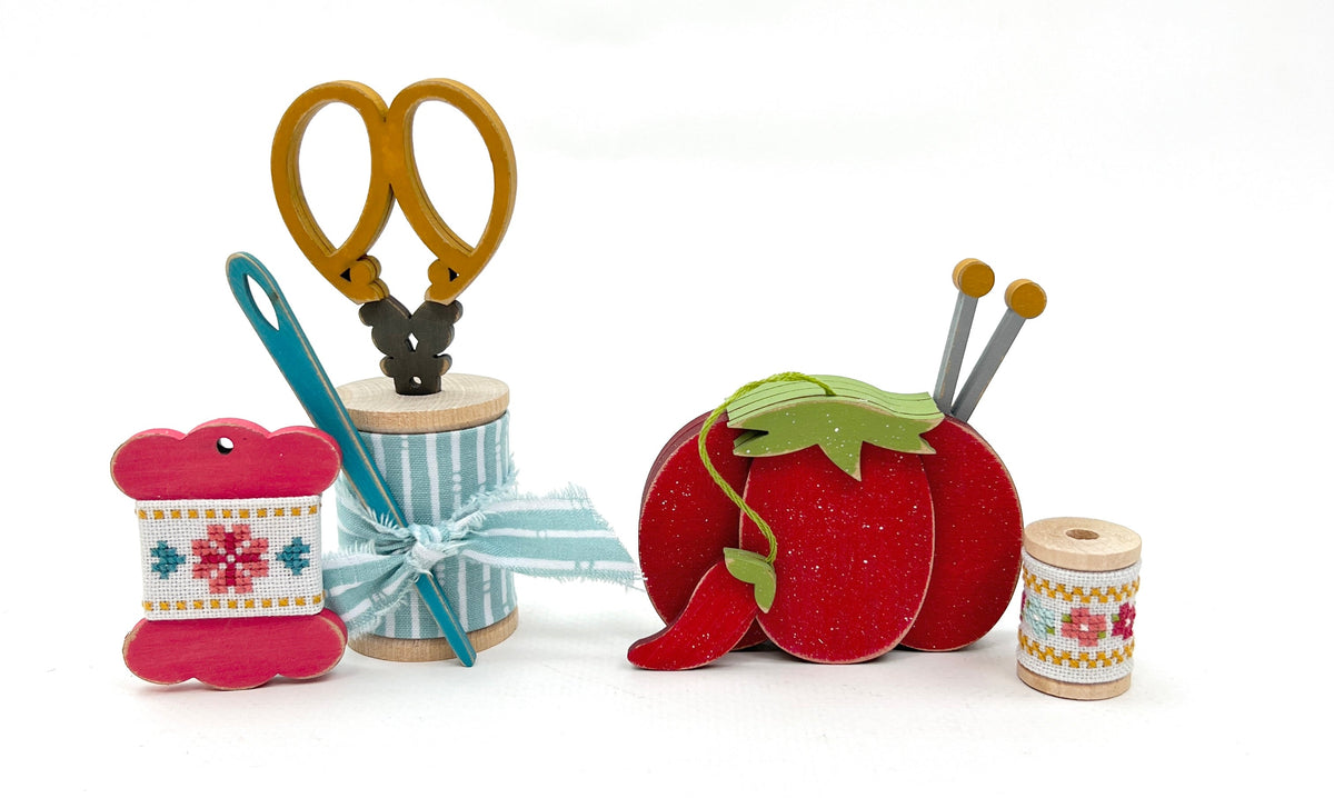 Stitchy Shapes-Unfinished Wood seasonal wood decor