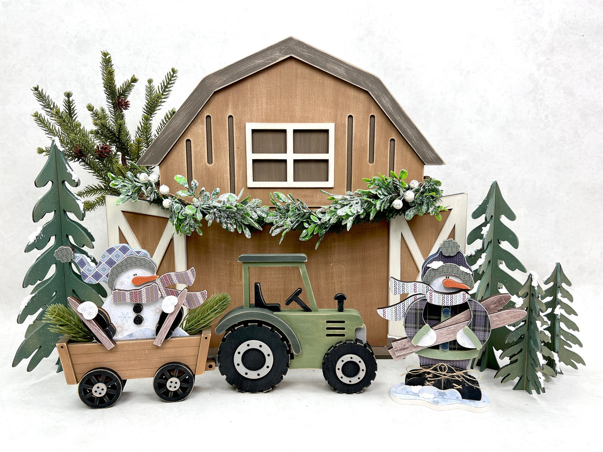 Large Barn Wood Decor (16 x 18 inches) seasonal wood decor