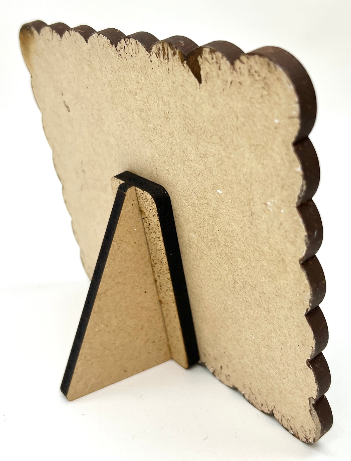 Super Simple Scallop Cross Stitch Frame 5x6- Unfinished Wood