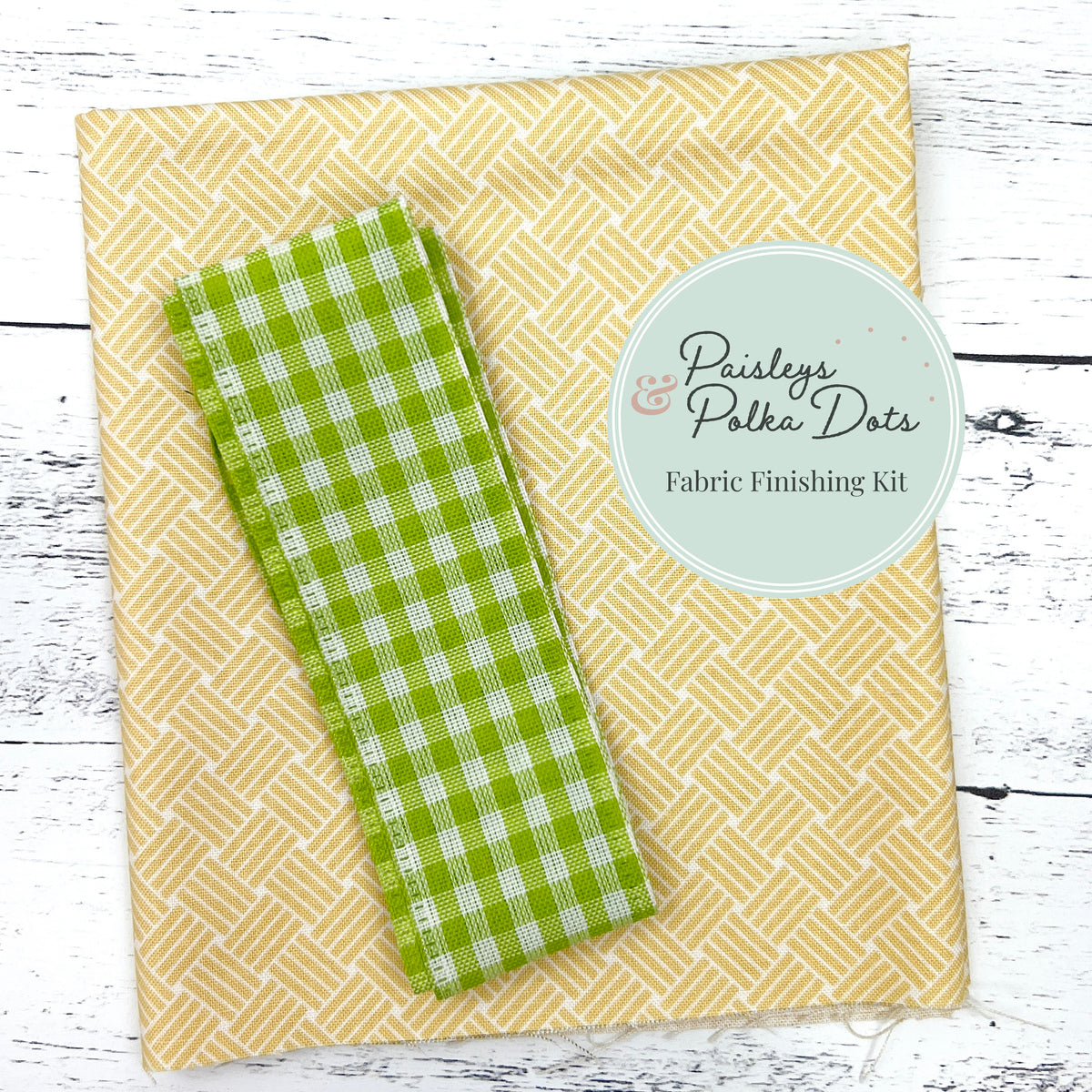 The Little Bunny Fabric Finishing Kit