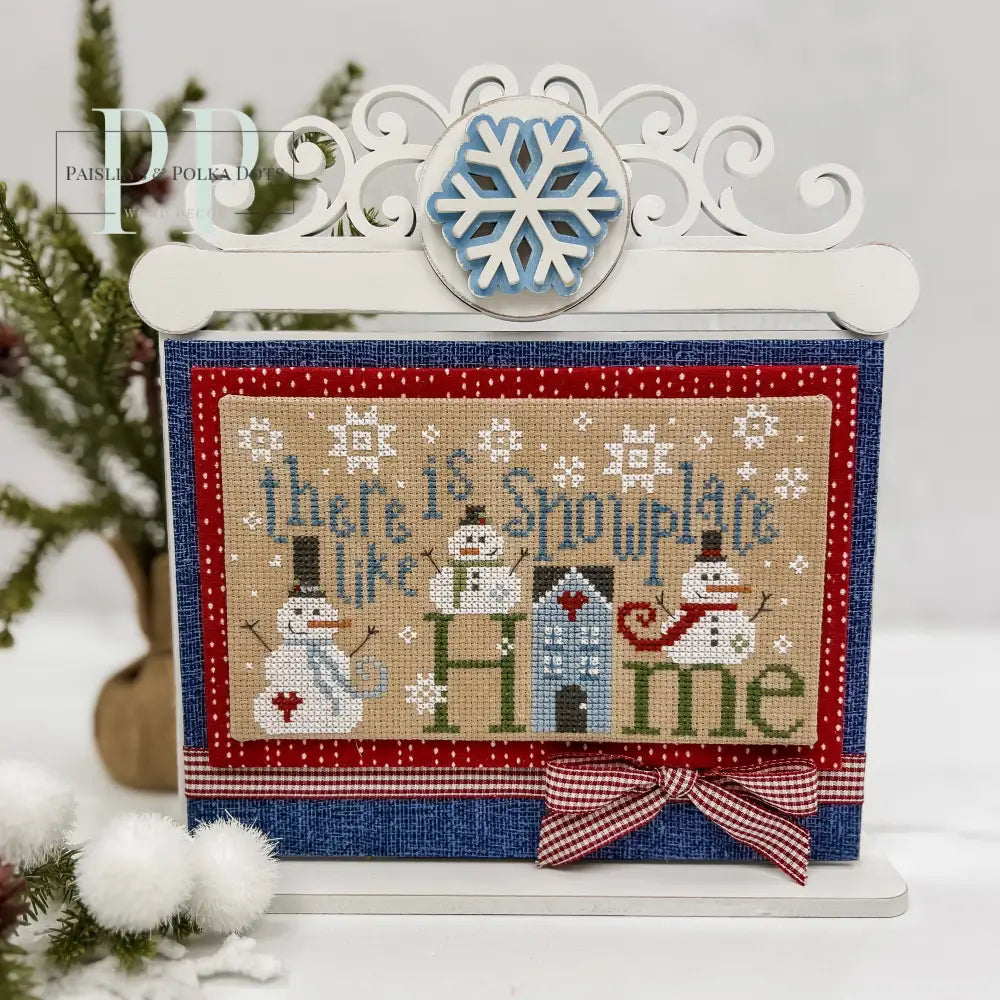 Curly Frame Cross Stitch Display-Unfinished Wood Seasonal &amp; Holiday Decorations