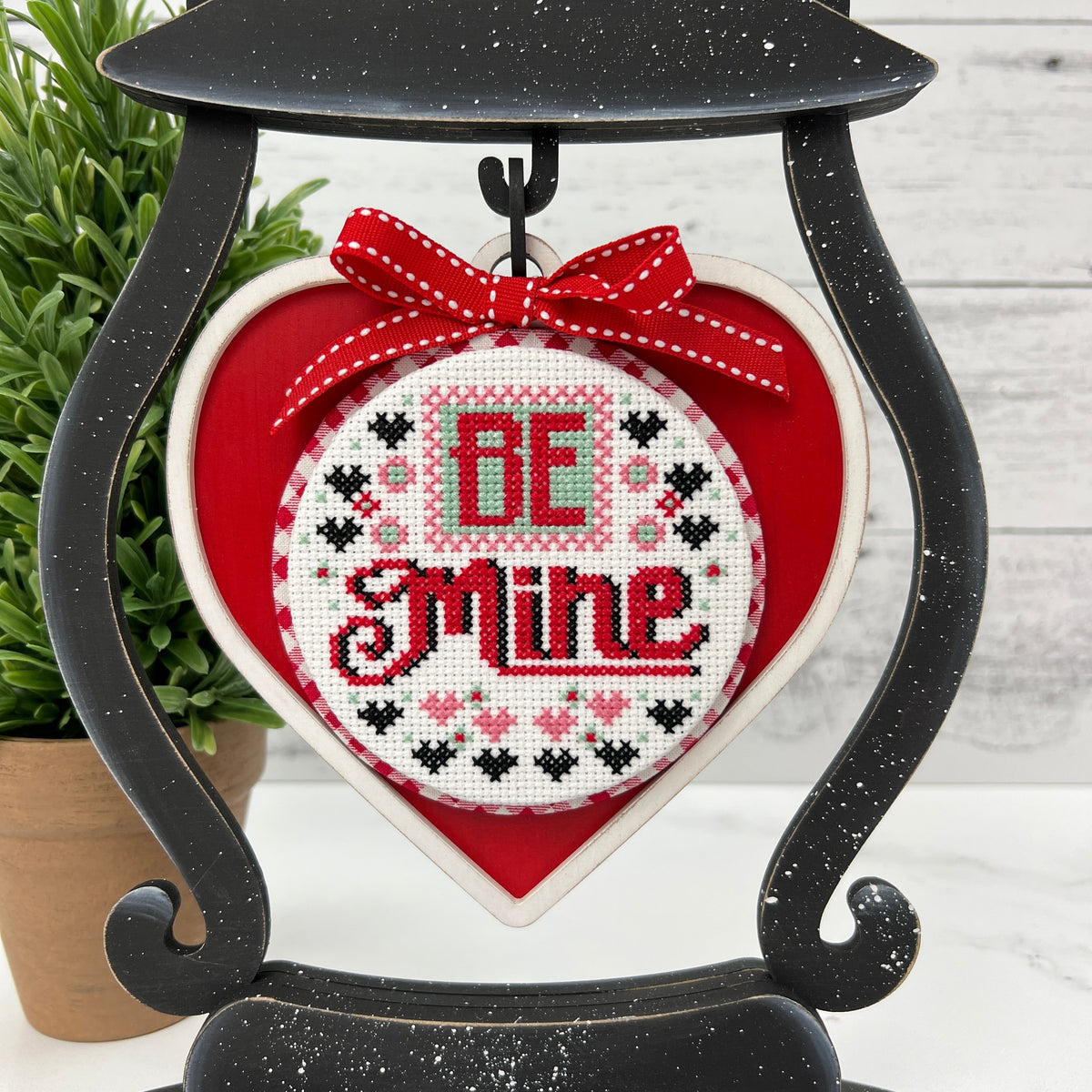 Unfinished Wood Heart for Hanging Lantern-Lantern Sold Separately seasonal wood decor