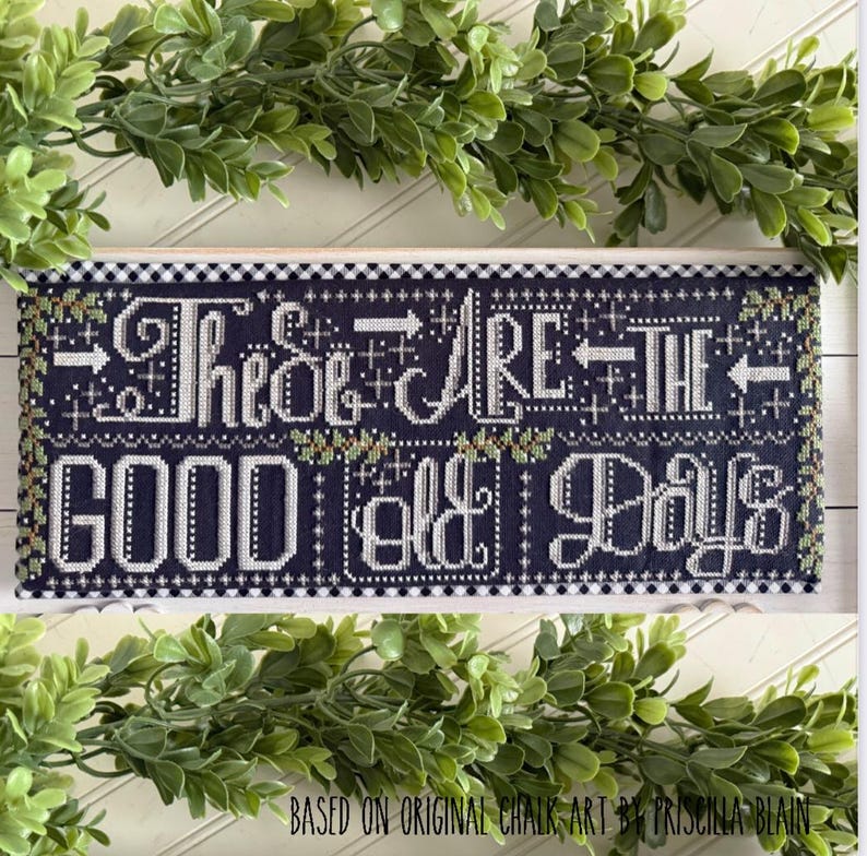 Good Old Days Cross Stitch Pattern by Stitching with the Housewives cross stitch pattern