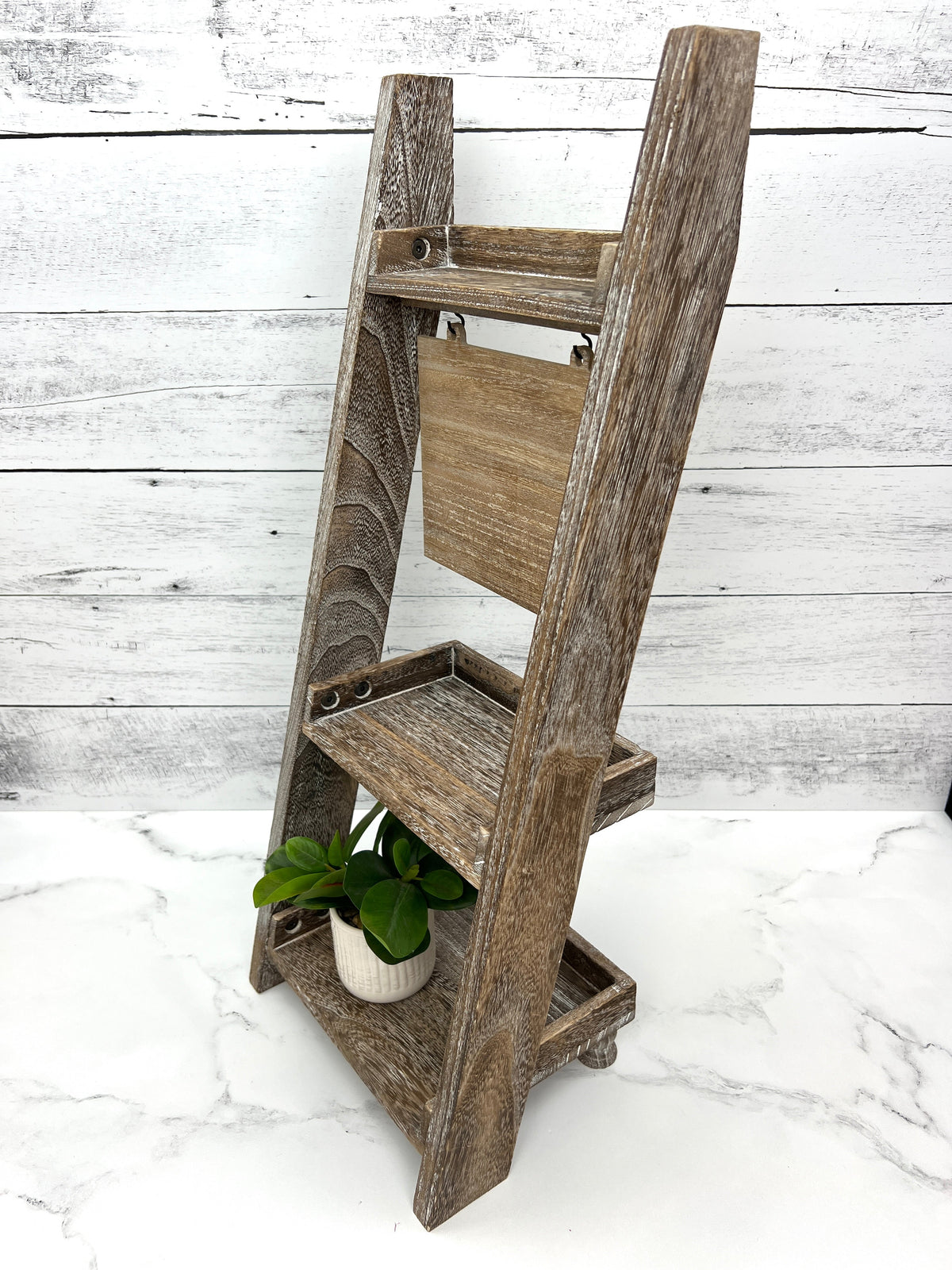 Small Wood Feet For Ladder Shelf seasonal wood decor