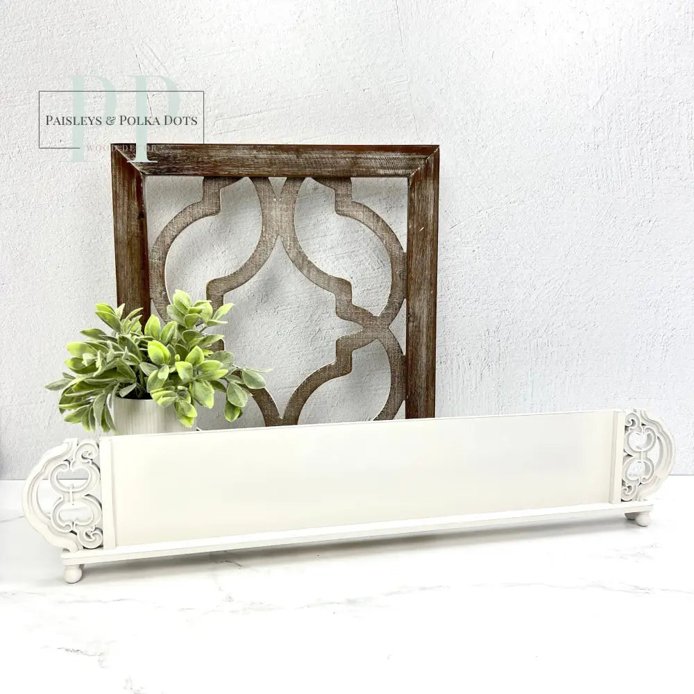 Long scroll frame cross stitch display backer