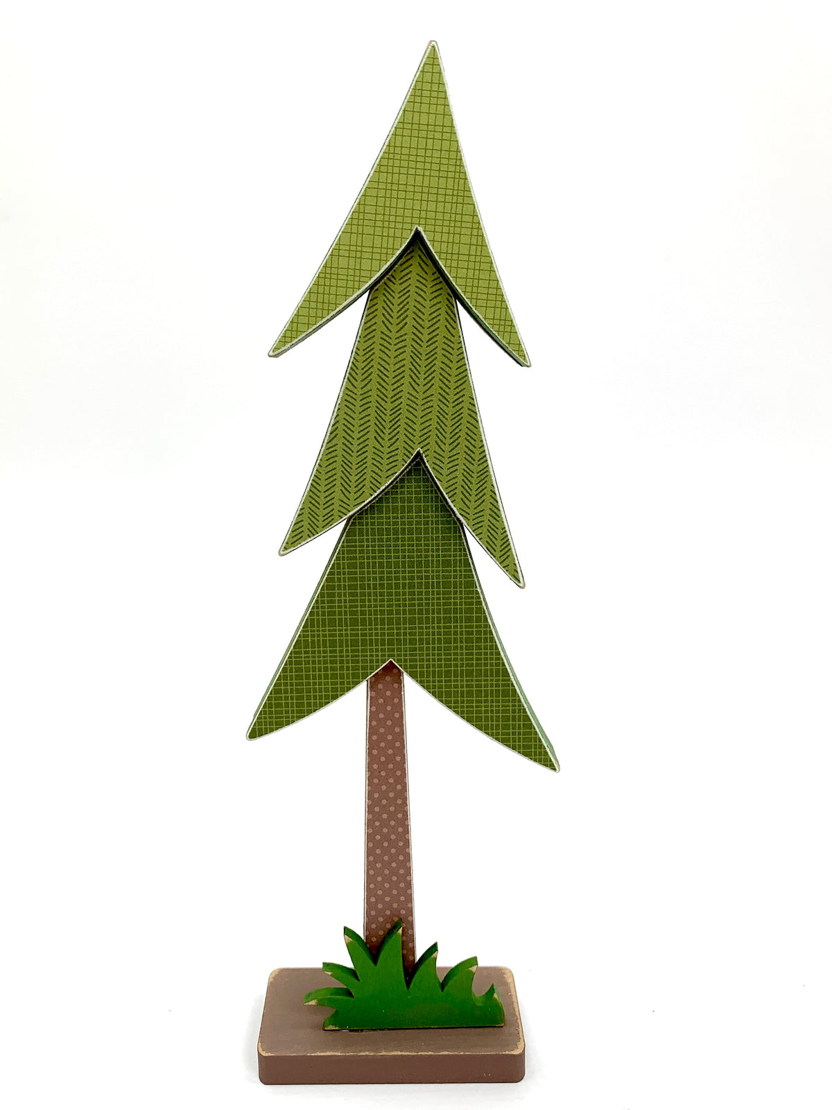 Pine tree wood decor craft kit