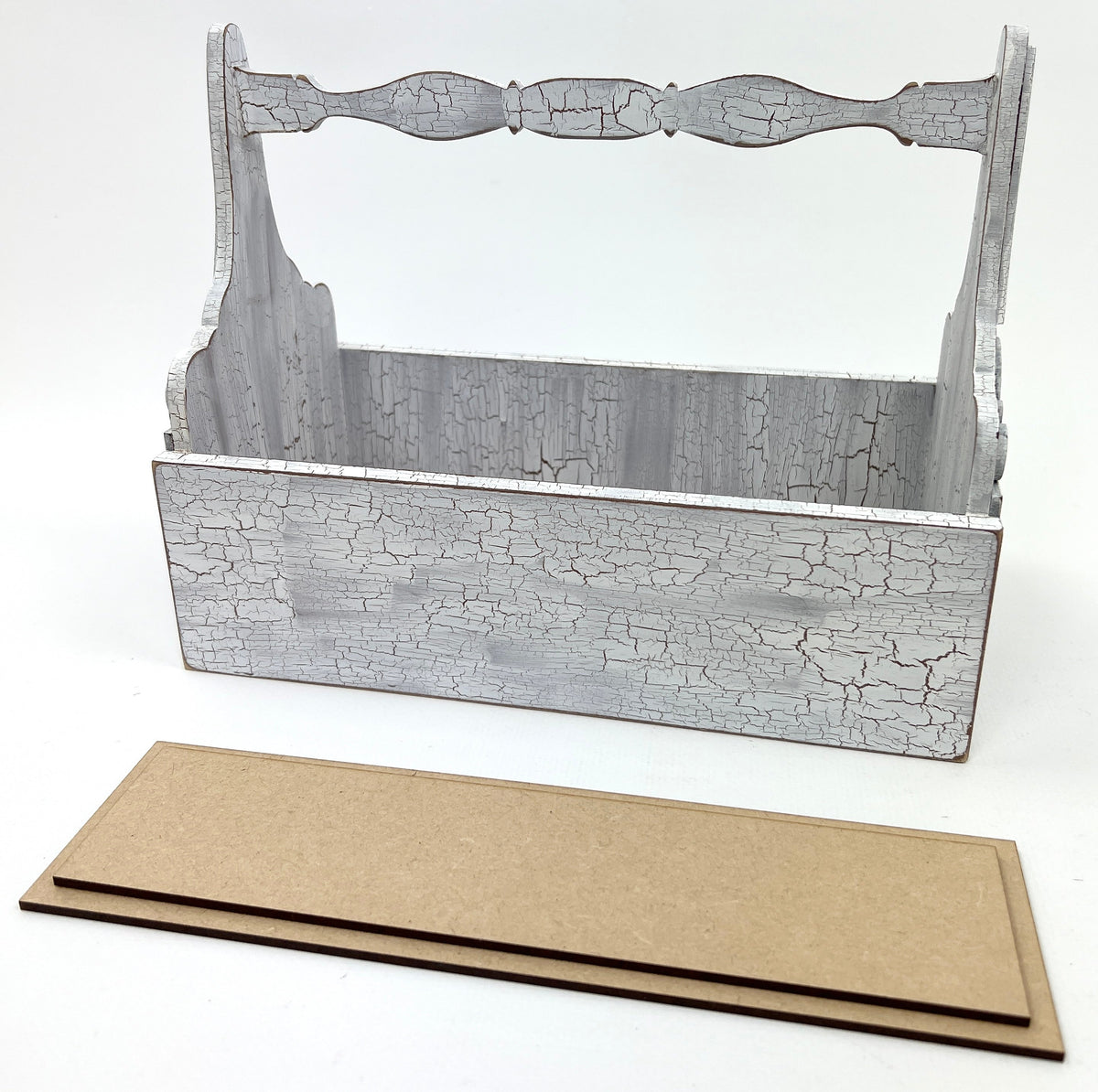 Planter Box Cross Stitch Display-Unfinished Wood seasonal wood decor