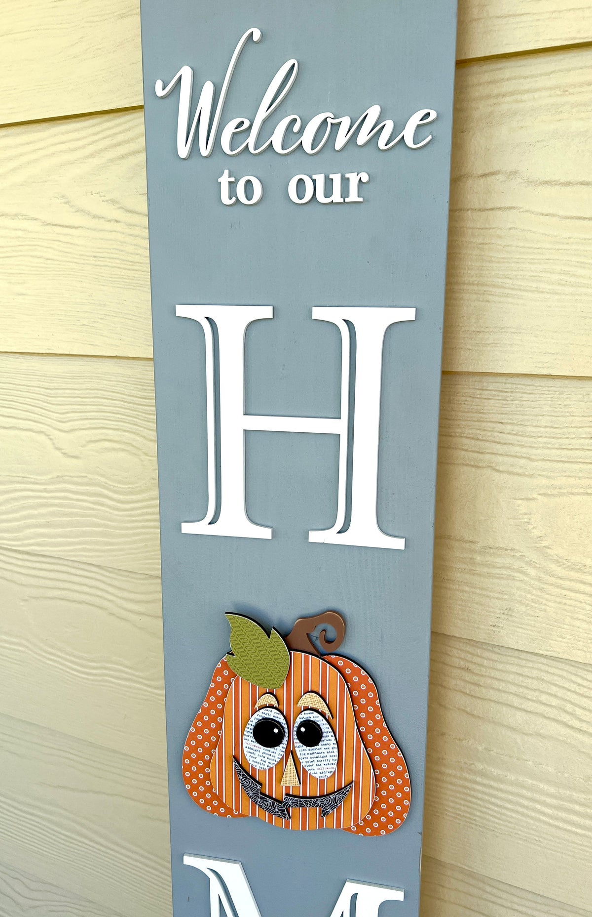 Porch Welcome Board Insert-Pumpkin (Board sold separately) seasonal wood decor