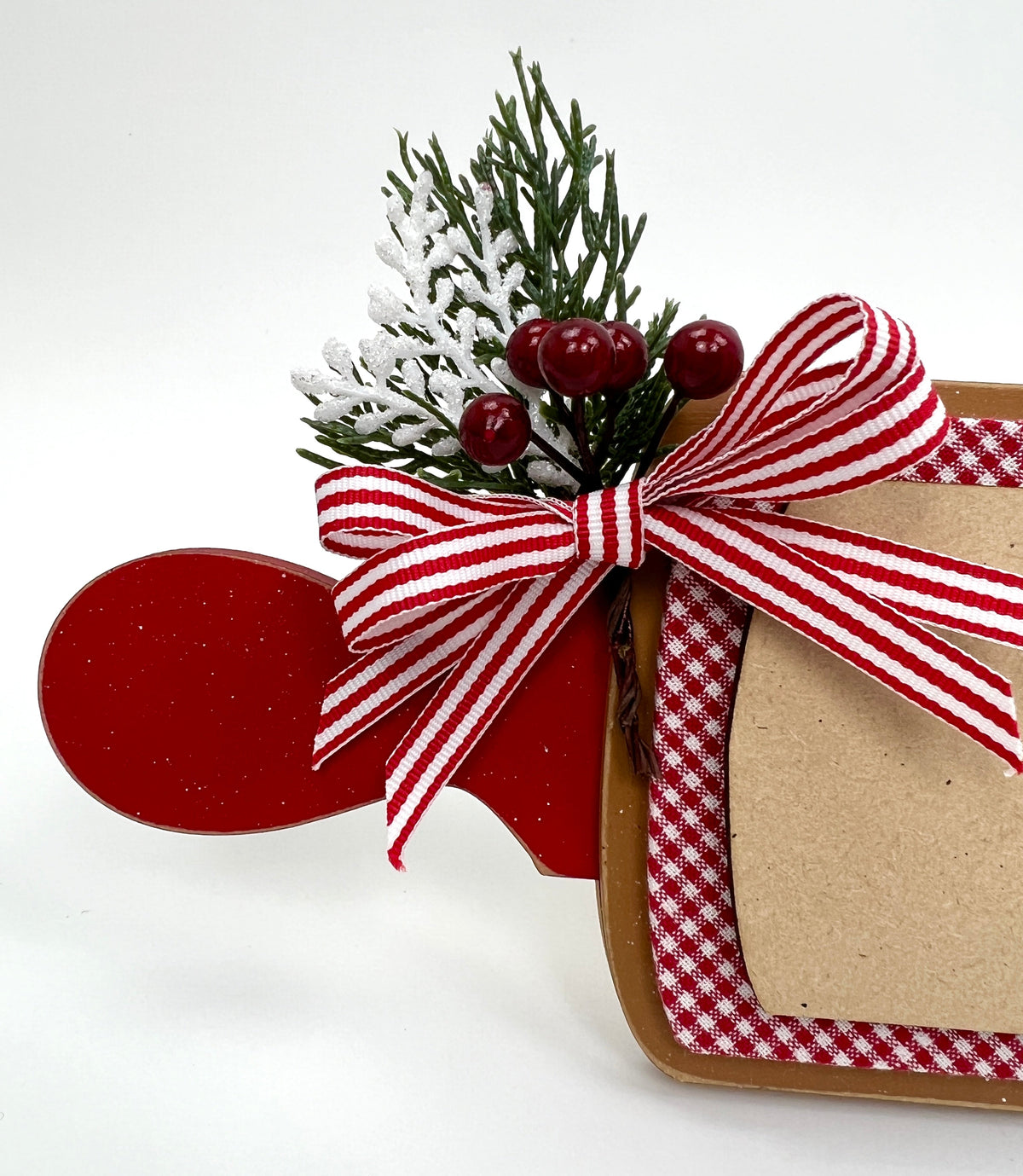 Rolling Pin Cross Stitch Display-Unfinished Wood seasonal wood decor