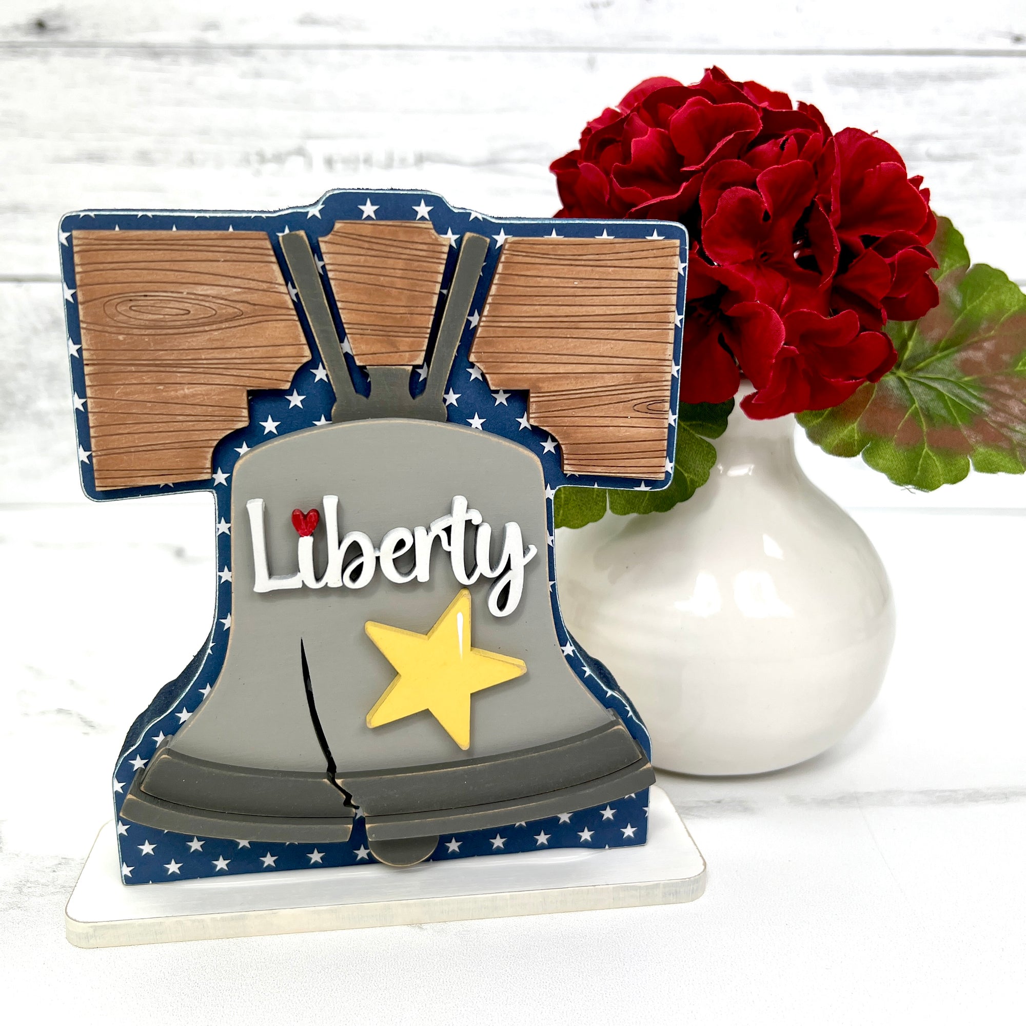liberty bell wood decoration craft kit