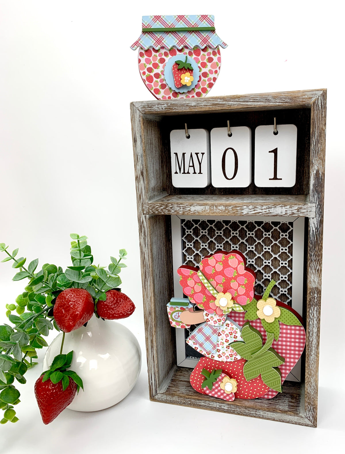 Decoration Strawberry Dress Set イエロー Resin Home Decoration Accessories | Strawberry Decorative