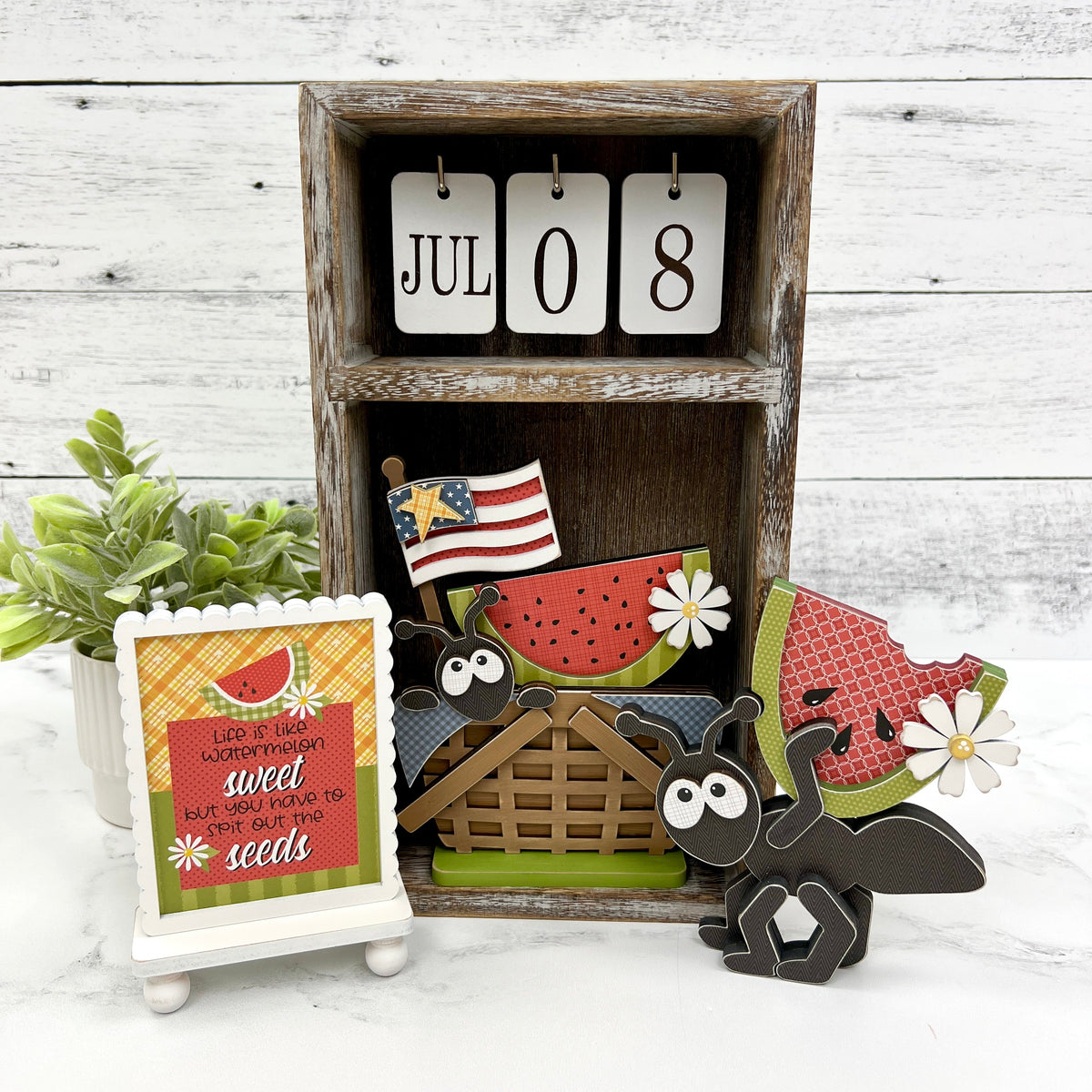 Summer Ants Wood Decor seasonal wood decor