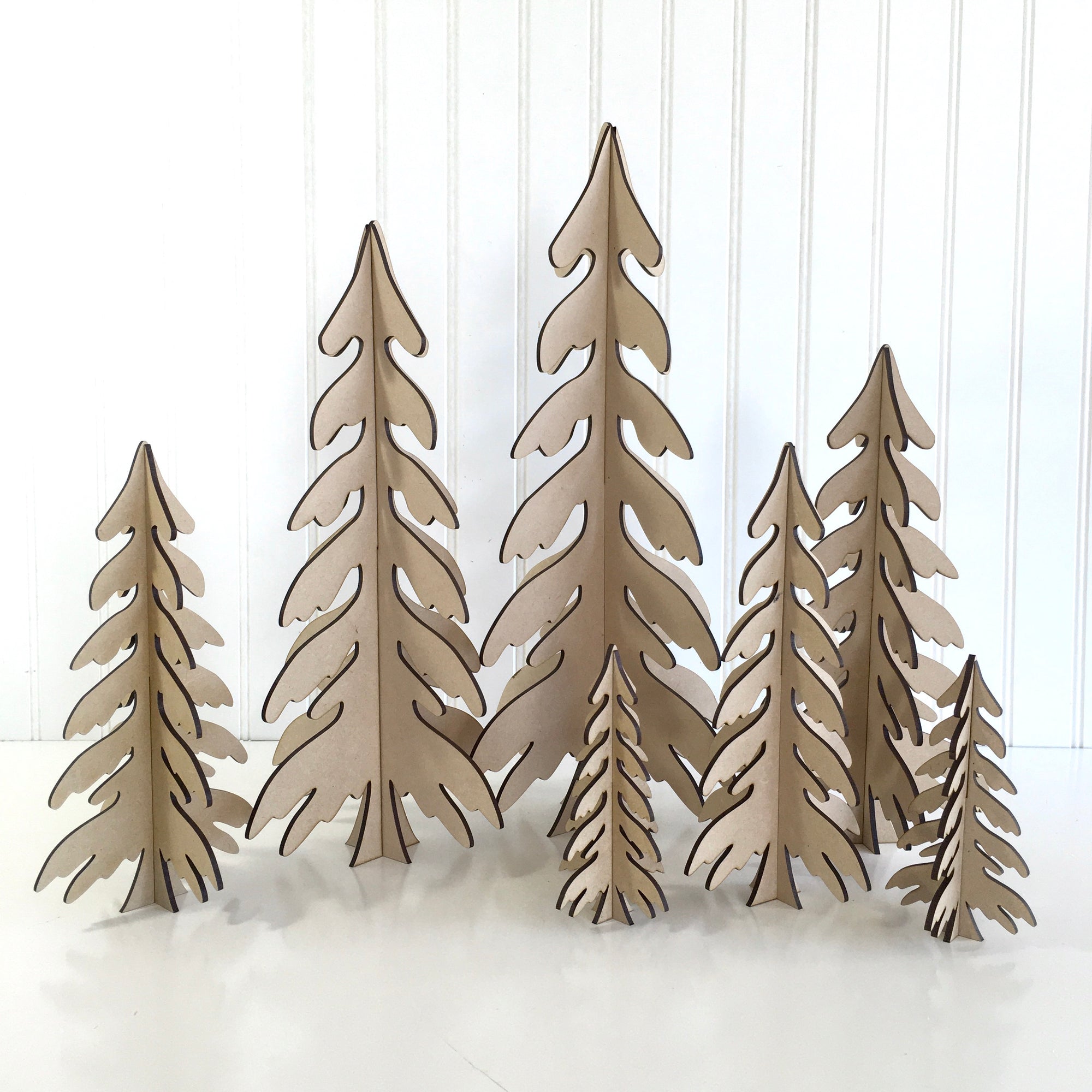 Wood Dimensional Christmas trees for fireplace, mantel, tables, or shelves.  wood Christmas tree decoartions.  Handmade christmas trees, holiday wood decor, christmas crafts, 3D Christmas trees, 3D Trees